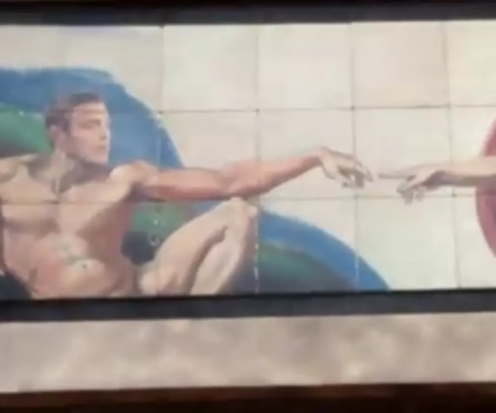 George Clooney &#8220;God&#8217;s Gift To Women&#8221; Mural