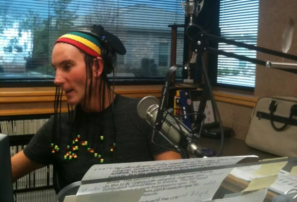 CJ is Wearing His Rasta Hat in the Studio Today