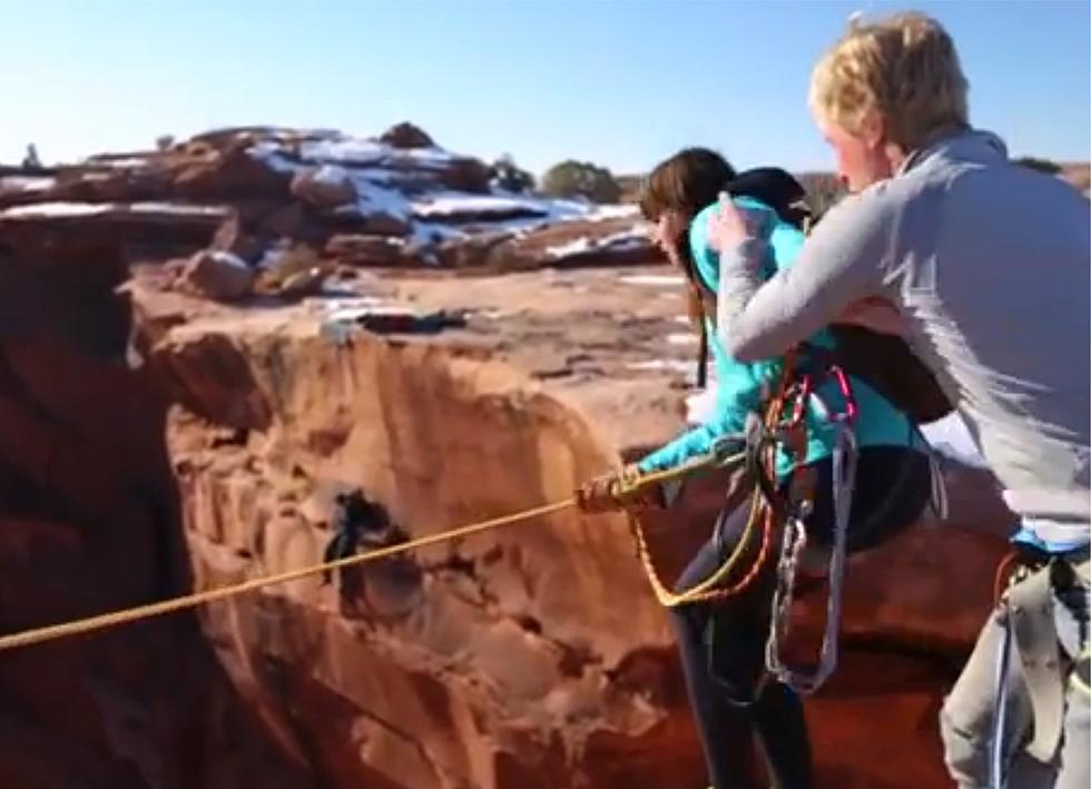 Girl Breaks Up with Boyfriend After He Pushes Her Off Cliff – Insane Rope Swing