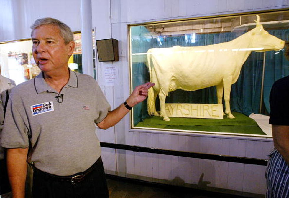 Butter Cow Vandalized At Iowa State Fair
