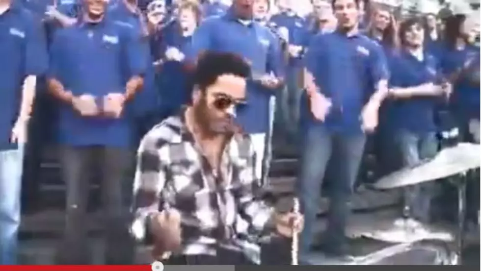 Lenny Kravitz Hears One Of His Songs On The Street In NOLA