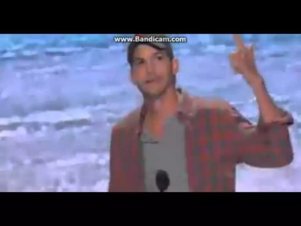 Ashton Kutcher Reveals His Real Name, The Speech Is What You’ll Remember [VIDEO]