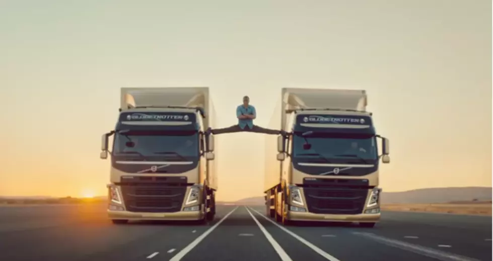 Jean &#8211; Claude Van Damme&#8217;s Epic Split Between Two Moving Volvo Trucks [VIDEO]