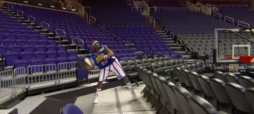 Harlem Globetrotter Set A New World Record For The Longest Basketball Shot [VIDEO]