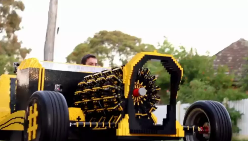 Check Out This Car Made Of Legos. It Runs!  (Video)