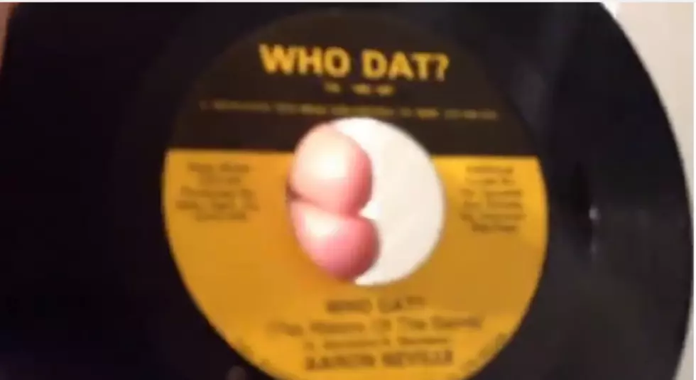 CJ Finds The ORIGINAL 45 RPM Who Dat Song Played On The Radio In 1983 [HEAR IT]