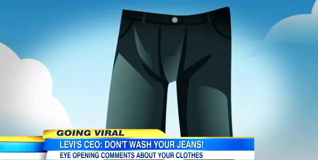 CEO Of Levi's Says You Should Not Wash Jeans [VIDEO]