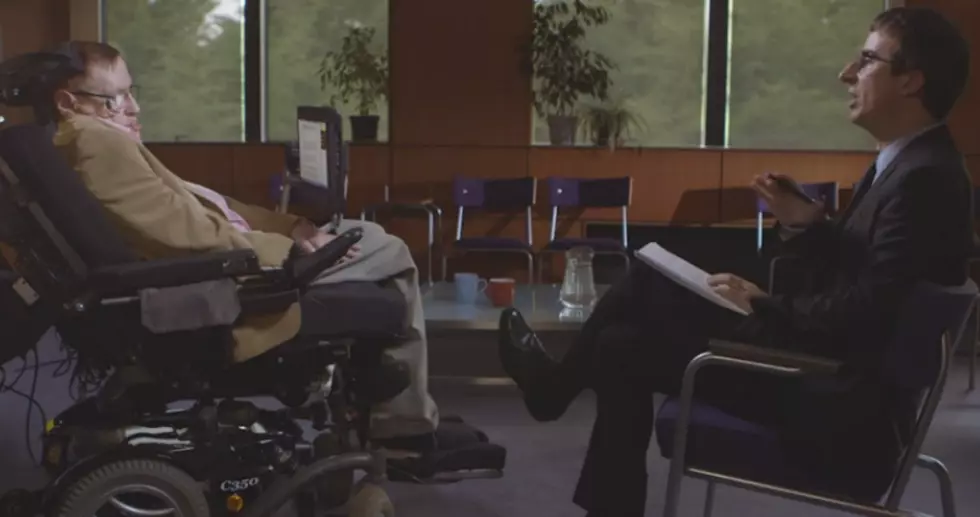 Stephen Hawking Has Last Laugh With HBO Host John Oliver [Video]
