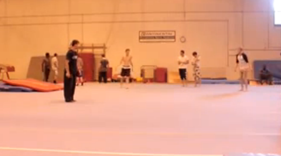 Gymnasts Stunt Goes Very Wrong, Listen To The Sound They Make [VIDEO]