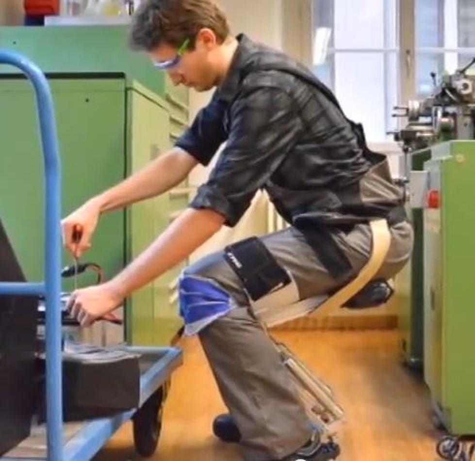 The Chairless Chair [VIDEO]