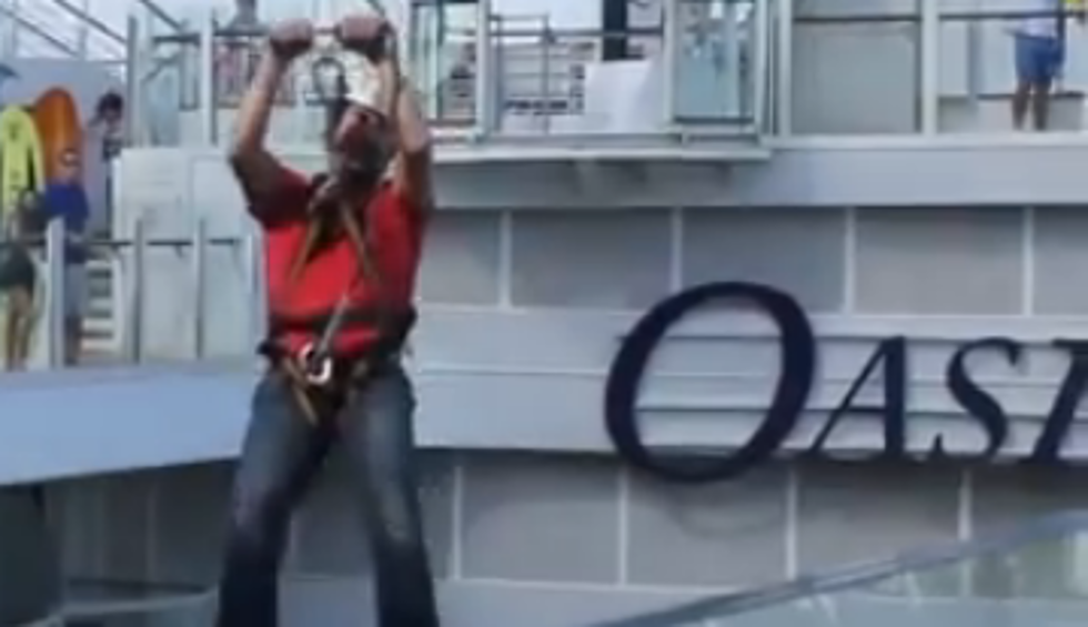 CJ Tours Oasis Of The Seas For CJ And Debbie Ray Sailaway [VIDEO]