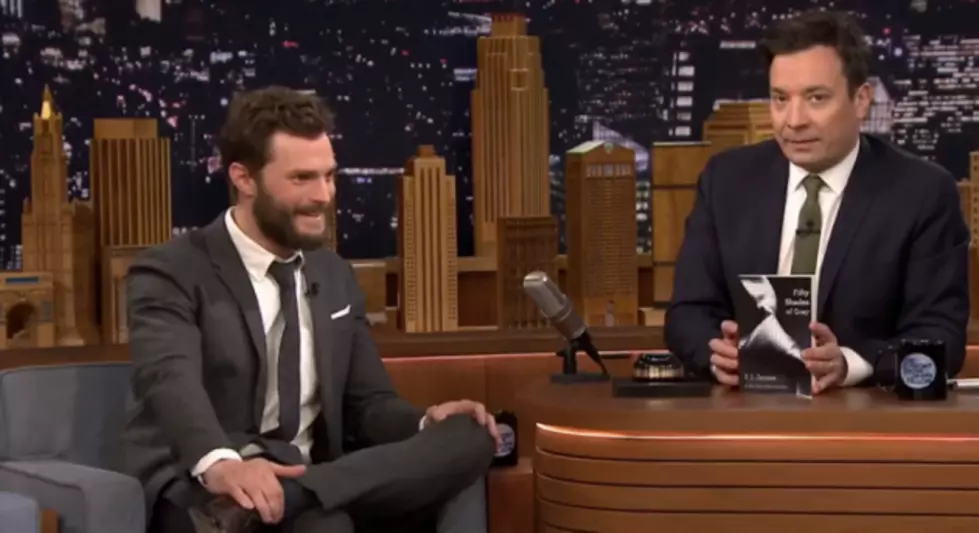 Jimmy Fallon Lampoons &#8216;Fifty Shades Of Grey&#8217; With Star Jamie Dornan [Video]