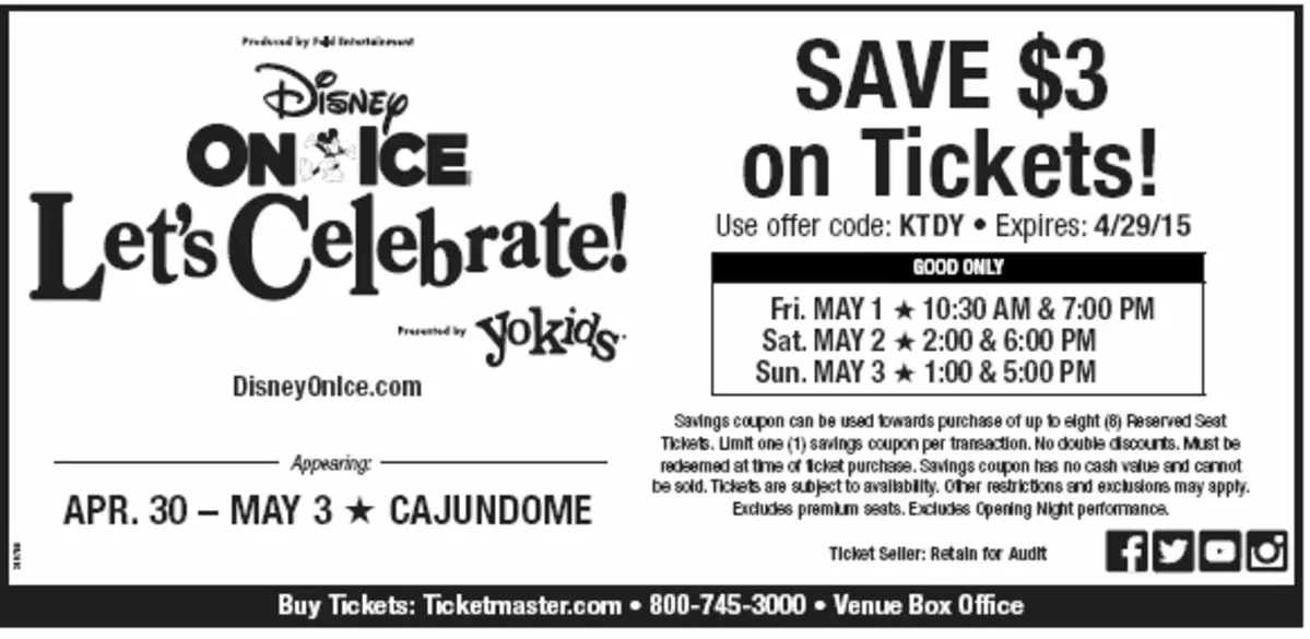 Use This Coupon To Save On Tickets For Disney On Ice!