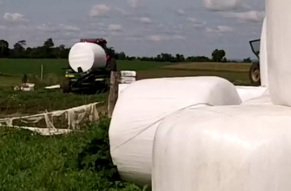 Why Are Farmers In Acadiana Wraping Hay In Plastic AND How It’s Done [VIDEO]