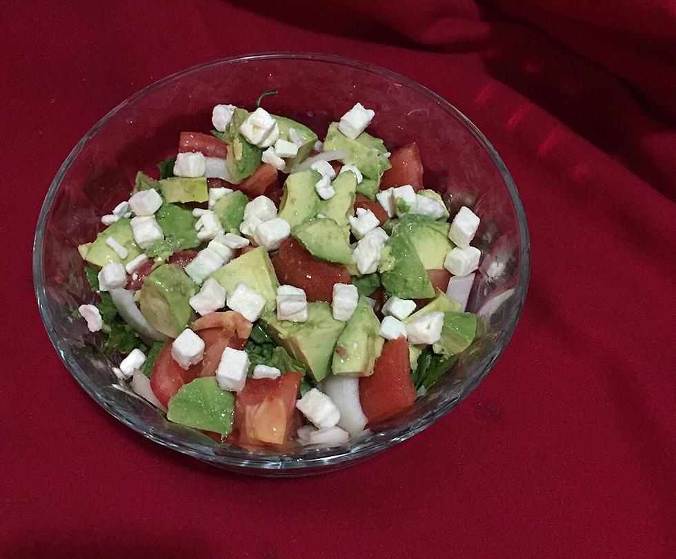 Quick & Easy Avocado Feta Salad