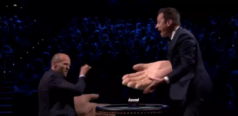 Jimmy Fallon Goes Toe To Toe With Tough Guy Jason Statham [Video]