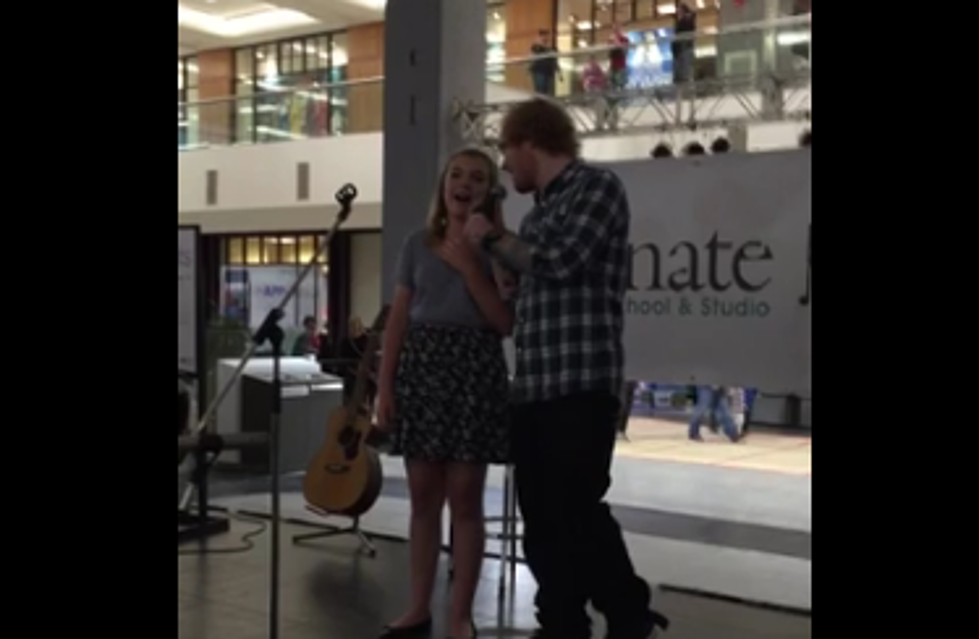 Ed Sheeran Surprises 13 – Year – Old Singing In The Mall [VIDEO]