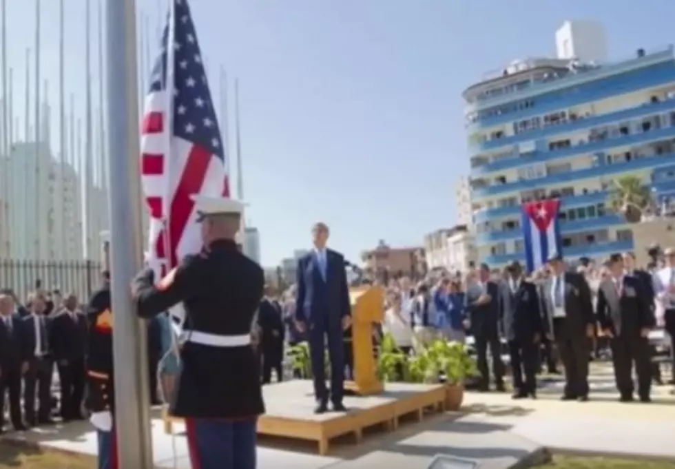 U.S. Flag Flies In Cuba For First Time In More Than 50 Years [Video]