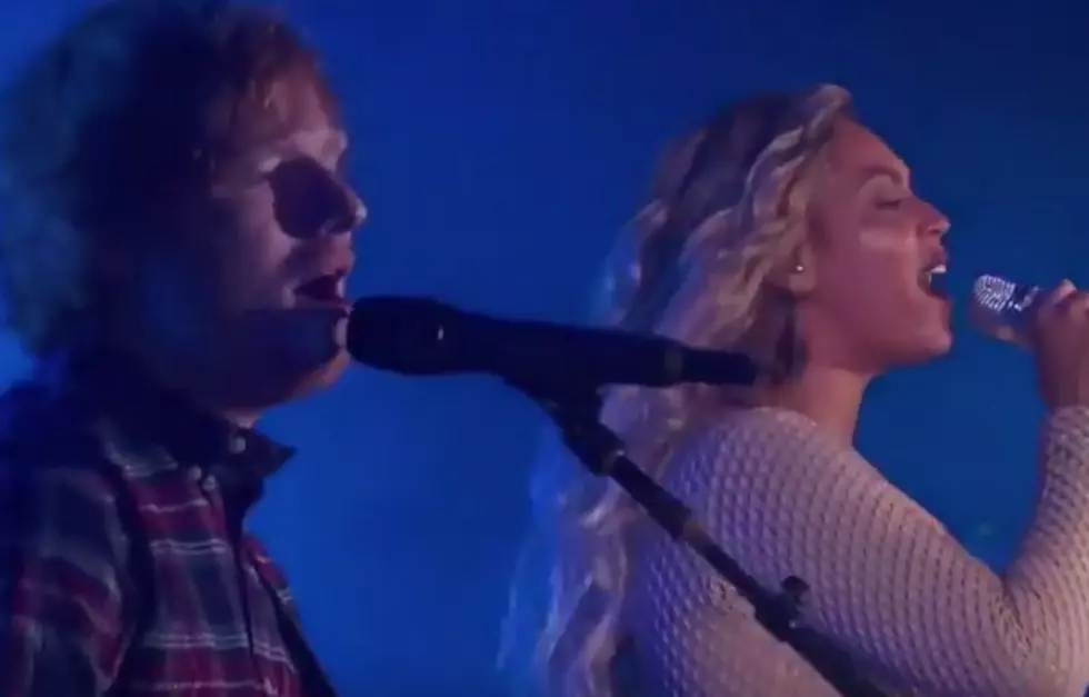 Beyonce And Ed Sheeran Perform An Unplugged Version Of &#8216;Drunk In Love&#8217; [VIDEO]