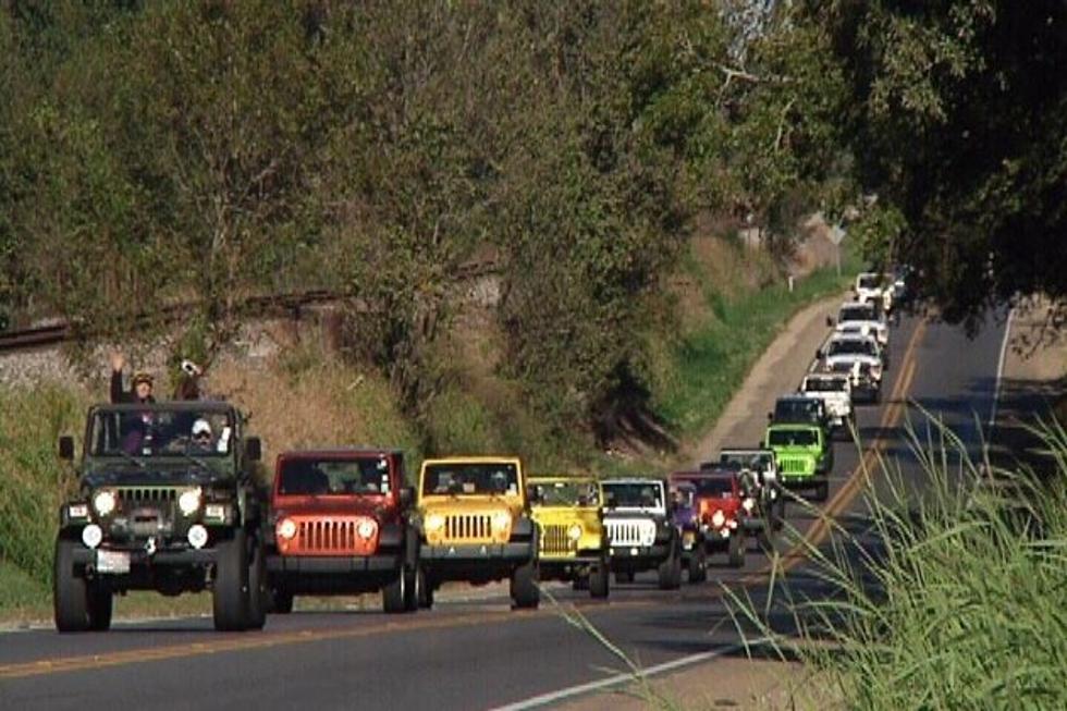 Jeeps Gather To Honor STEM Shooting Hero