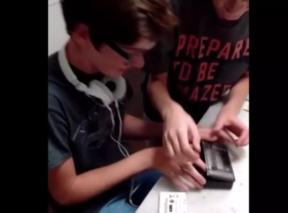 Mom Gives Her Kids A Walkman And They TRY To Figure Out How To Put The Cassette In [VIDEO]