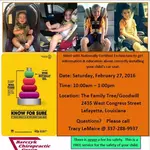 Family Tree/Goodwill Hosts Car Seat Safety Day Saturday, 2/27