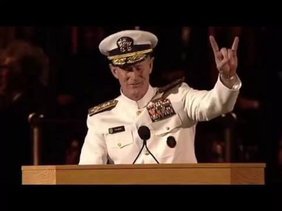 Admiral Gives Riveting Commencement Address At University Of Texas [VIDEO]