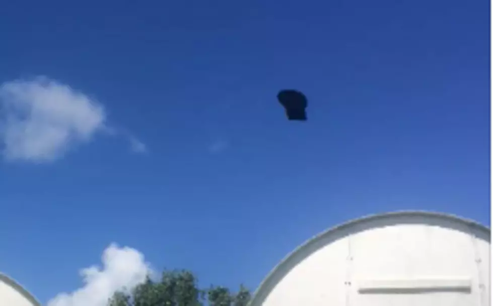 Scary Footage Of Fabricated UFO 