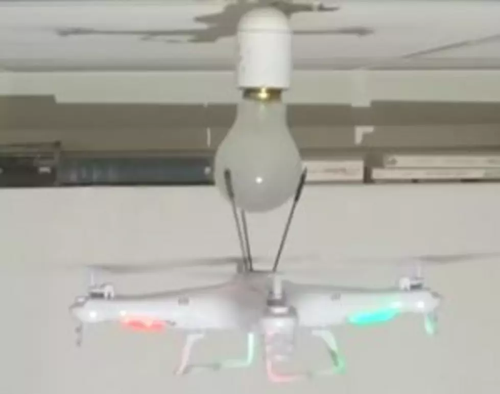 Watch A Drone Replace A Light Bulb [AMAZING VIDEO]
