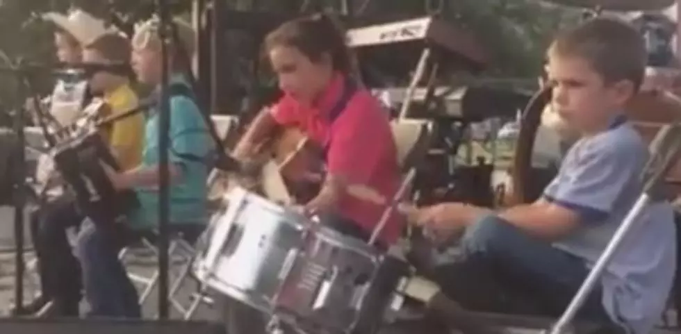 Kids Perform Cajun Music At Gumbo Cookoff