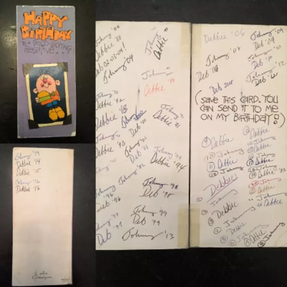 Same Birthday Card Goes Back-and-Forth for Over 40 Years