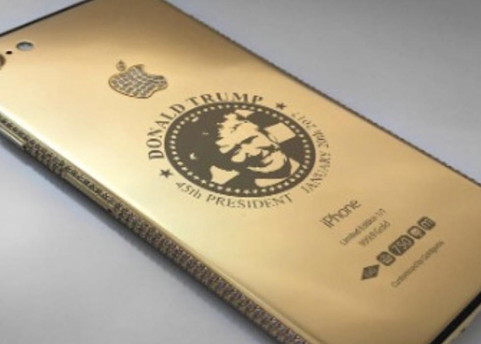 Celebrate Our New President With A 24 K Gold Donald Trump iphone