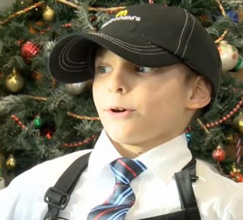 Seven Year Old Boy Gets Job At McDonald’s For Heartwarming Reason [VIDEO]