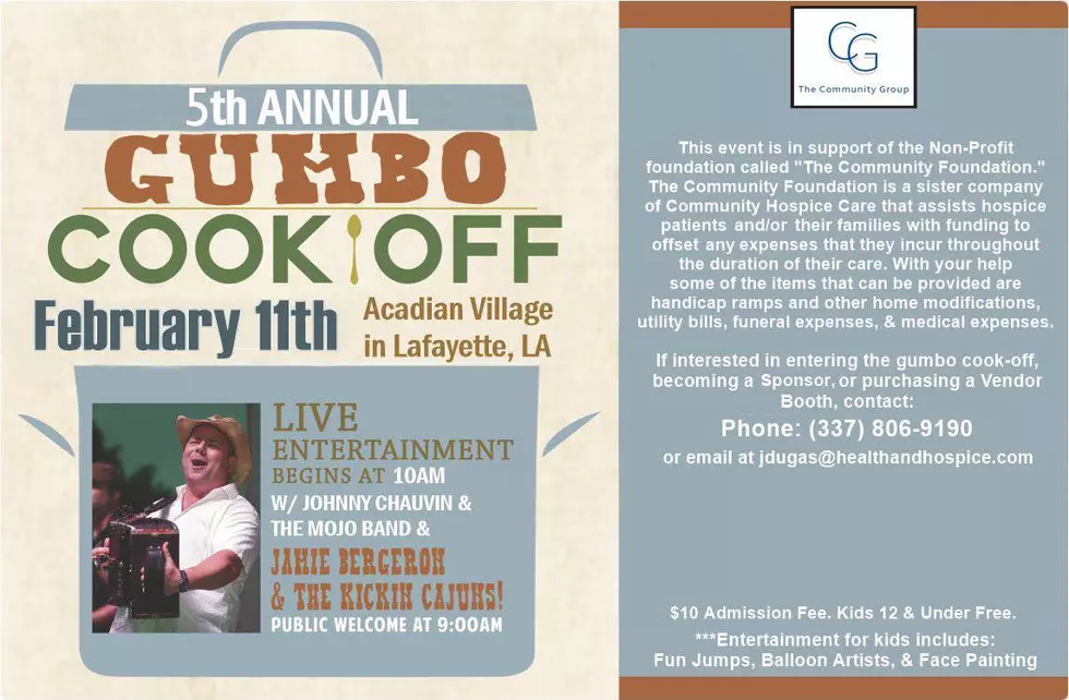 Community Home Health Gumbo Cookoff February 11