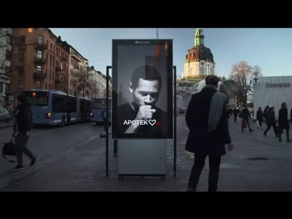 Interactive Billboard Coughs At Nearby Smokers