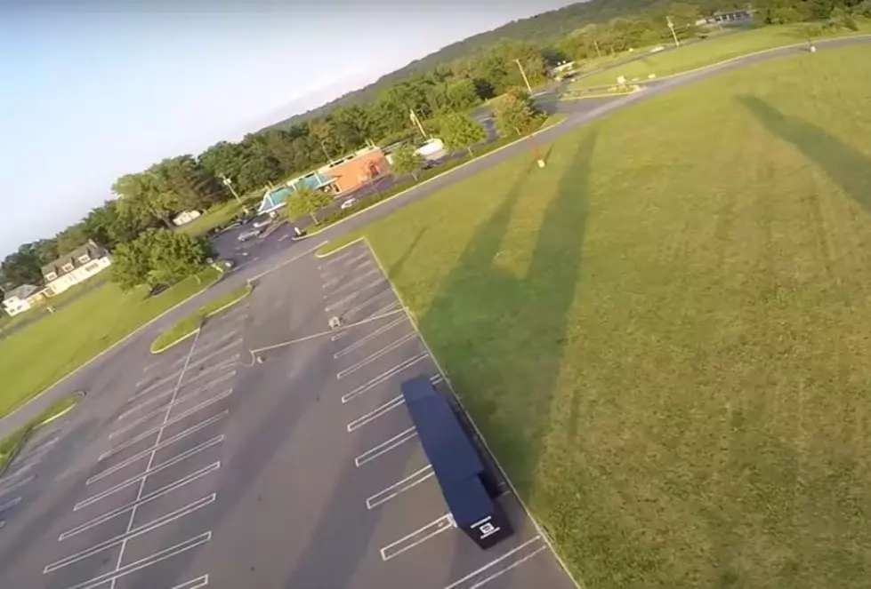 Guy Drops In To McDonald&#8217;s For A Burger &#8211; Literally [VIDEO]