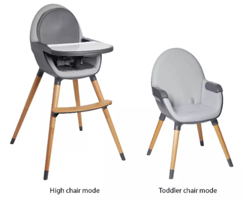 Convertible High Chairs Recalled Due to Fall Hazard