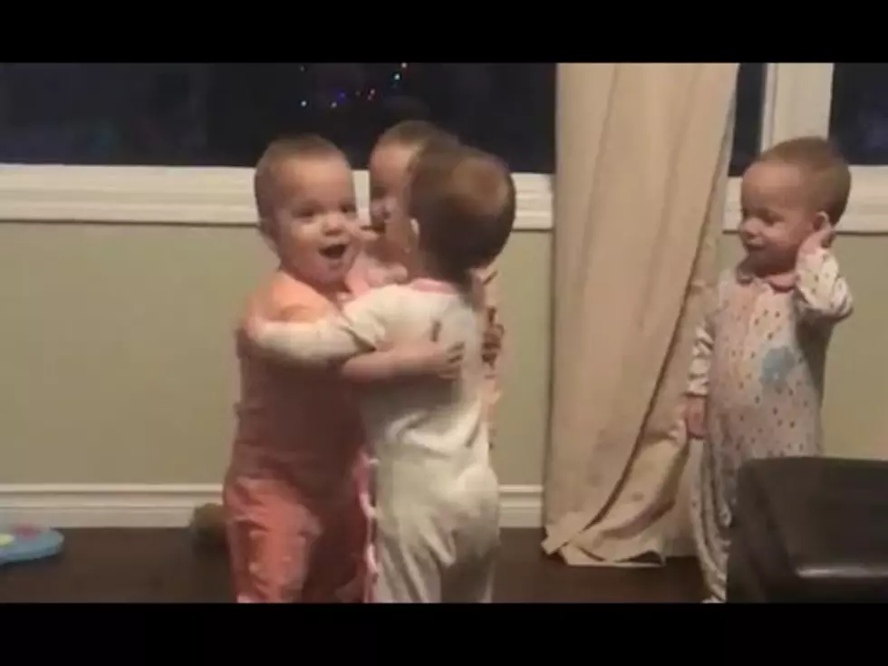 Adorable Quadruplets Can&#8217;t Stop Hugging Each Other [VIDEO]