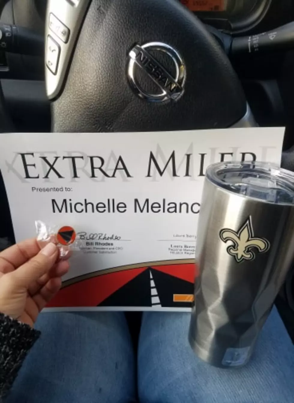 Local Employee Wins &#8216;Extra Miler&#8217; Award