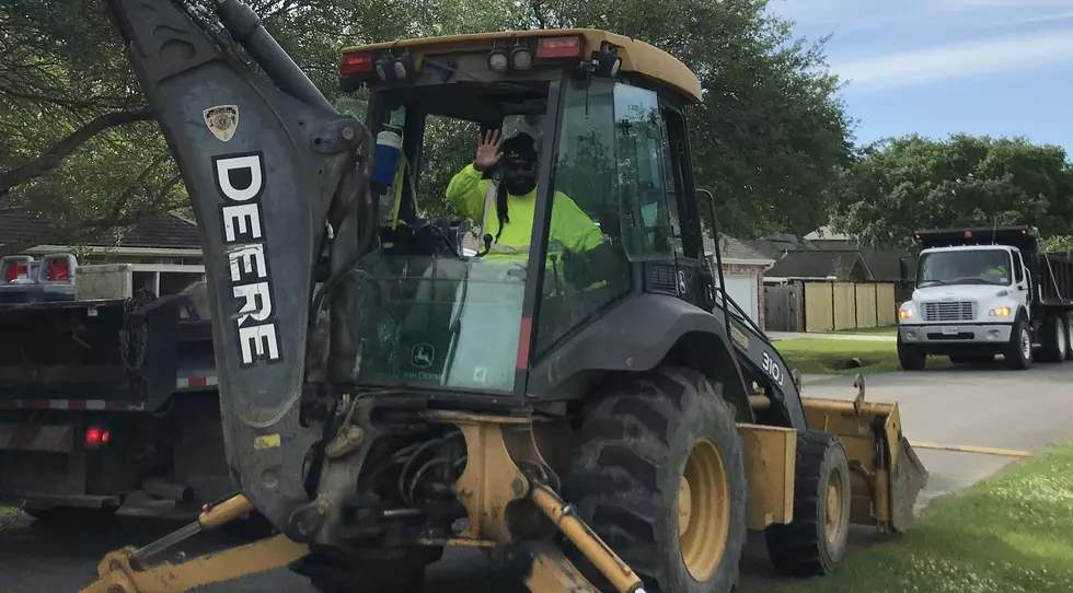 Youngsville Yard Waste Clean-up Crew Hard at Work