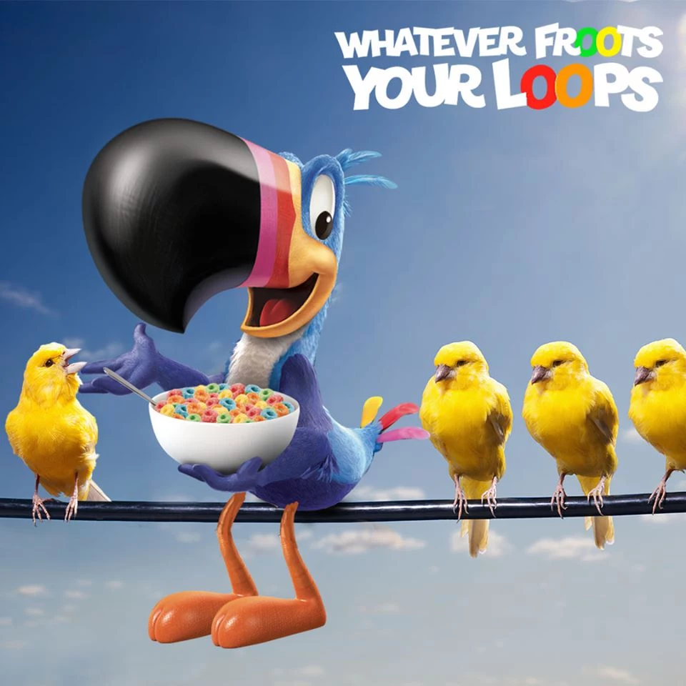 Kellogg's gave the Froot Loops mascot a makeover — and fans are