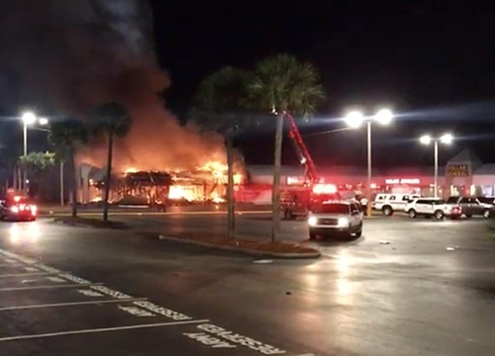 Champs Sporting Goods Store Burned Amid Protests