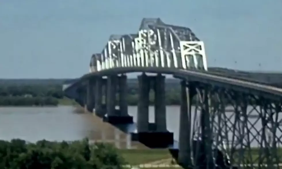 Color Video of the Huey P. Long Bridge Opened in 1935