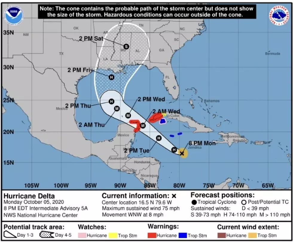 Tropical Storm Delta Could Be Category 3 by Wednesday
