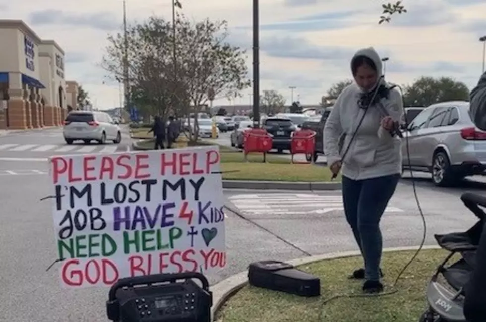 Woman Playing Violin in  Lafayette Target Parking Lot