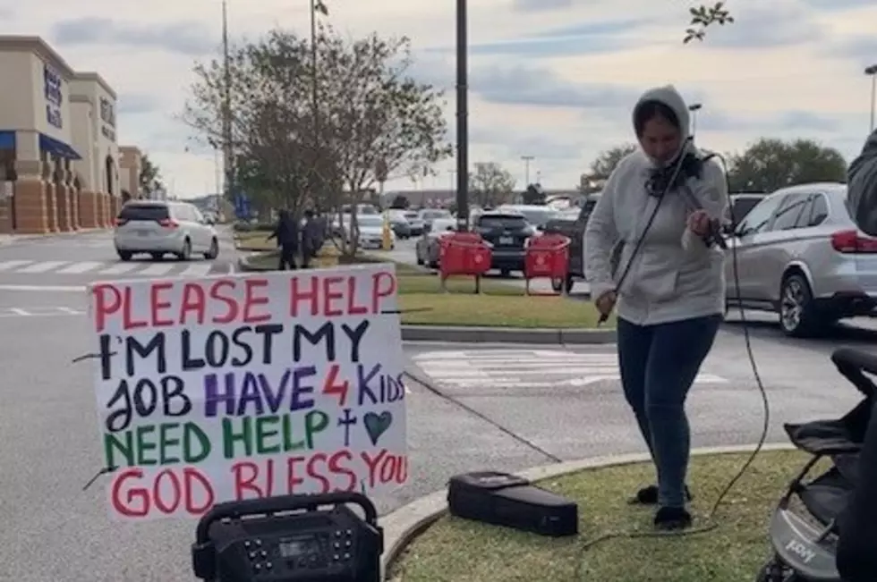 Woman Playing Violin in Lafayette Target Parking Lot