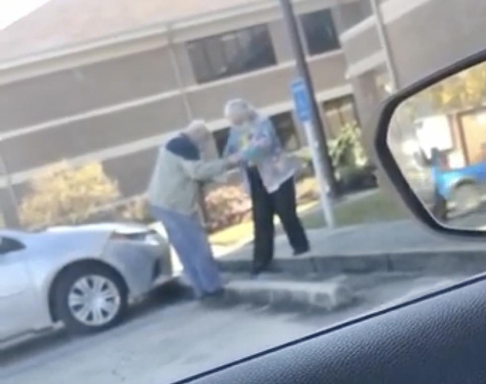 Elderly Couple Helping Each Other is the Epitome of True Love