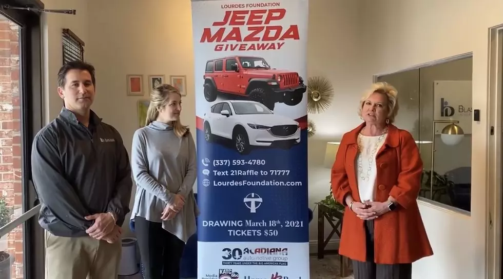 Get Your Tickets For The Lourdes Foundation Jeep/Mazda Giveaway
