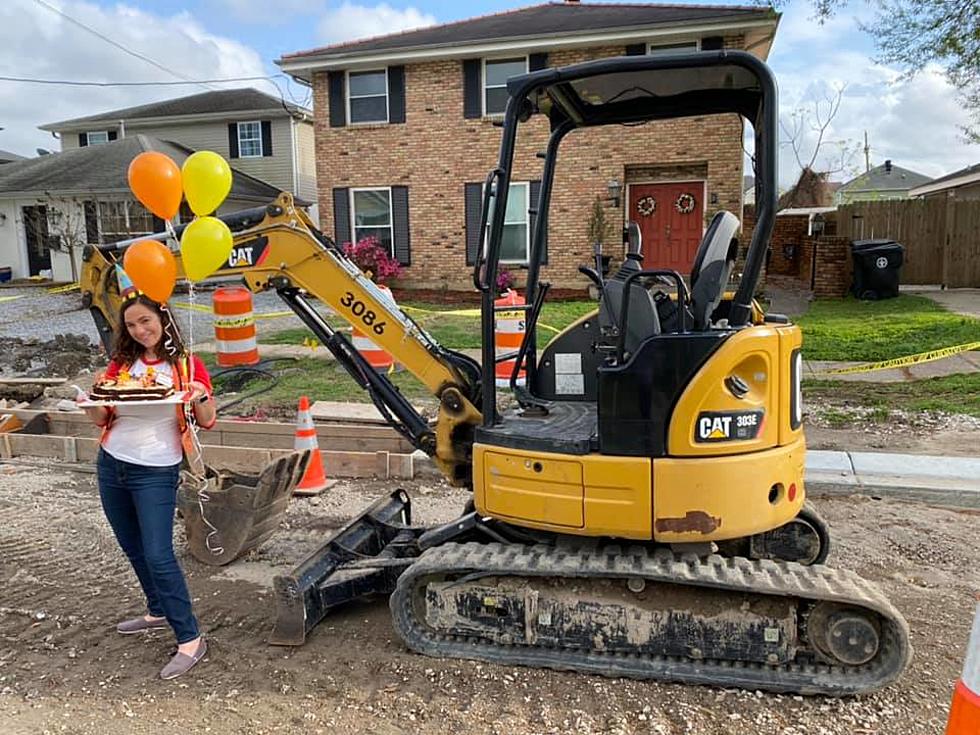 Louisiana Woman Throws A Birthday Party For Construction in Neighborhood