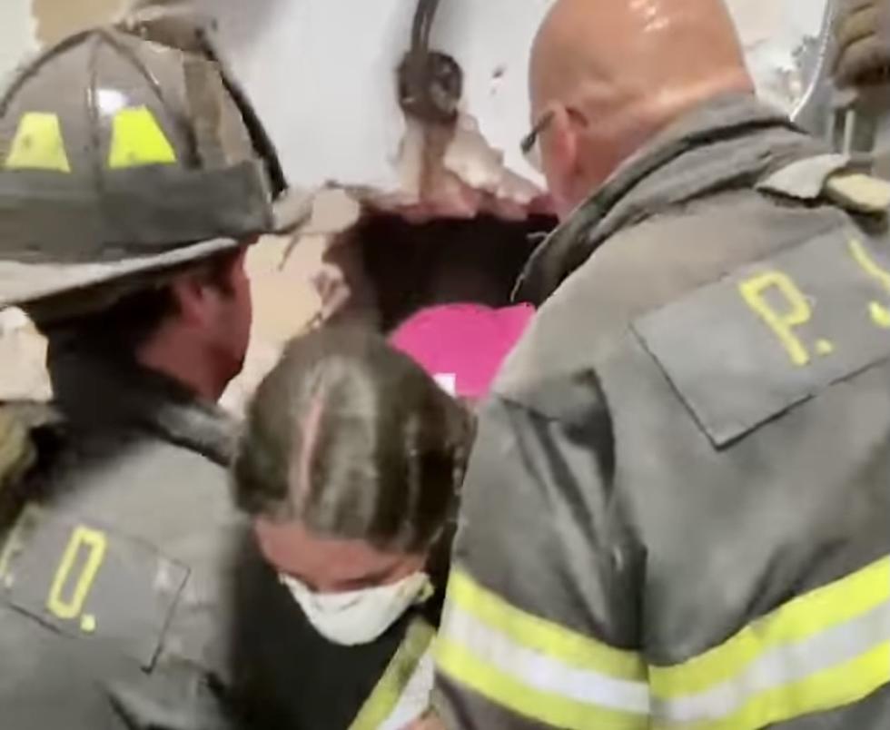 Firefighters Rescue Girl Locked in Bank Vault Dressing Room